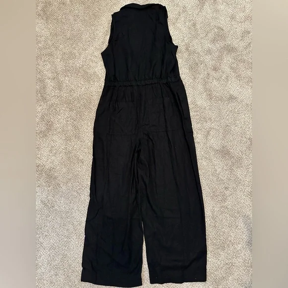 Universal Thread Black Button-Front Jumpsuit - Picture 5 of 5